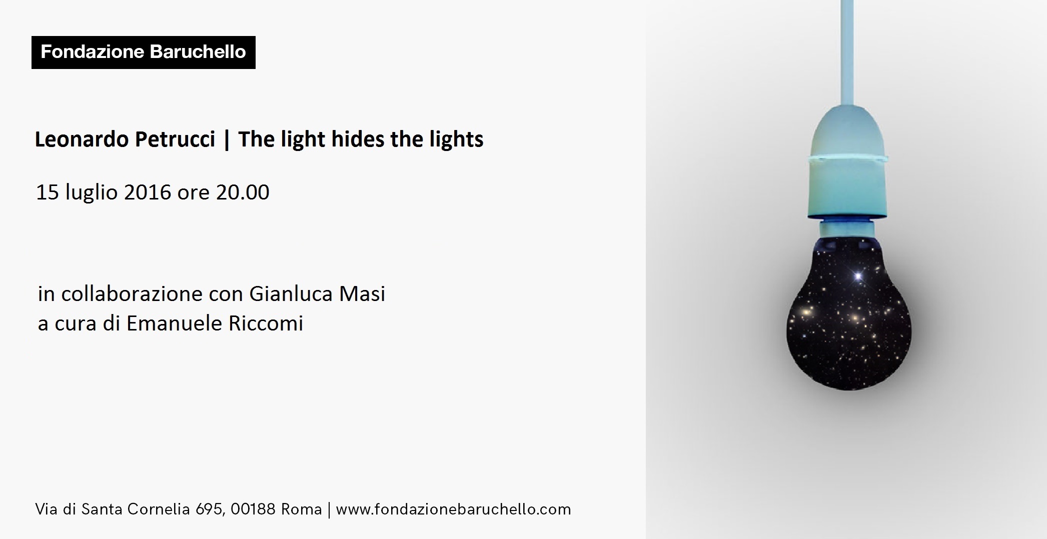 Leonardo Petrucci - The light hides the lights